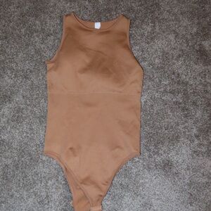 Brown Sleeveless Top
